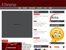 Tablet Screenshot of ichrono.info